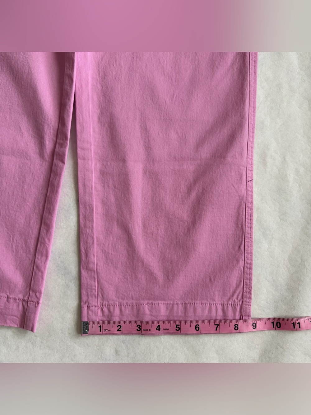 A New Day High Rise Straight Ankle Chino Pants 6 Pink Casual Chic Workwear C - Picture 7 of 8